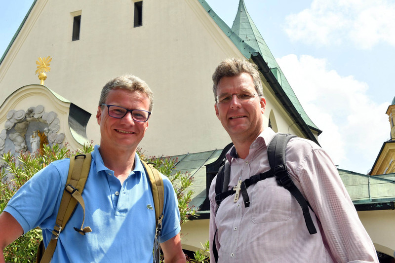 Mai 2018 - Bernd Sibler und Hans Schmalhofer in Altötting (c) Robert Piffer